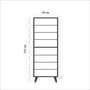 Hanah Home 723 - 1070 Conjunto Muebles Recibidor Sonomo y Verde